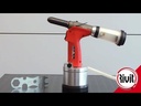 RIV502-HYDROPNEUMATIC TOOL FOR RIVETS UP TO D.4,0 (ALL MATERIALS) AND D.4,8 ONLY ALUMINIUM RIV502
