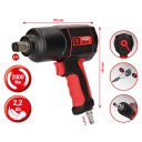 Impact Wrench 3/4&quot; THE DEVIL, 2000Nm