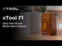 xTool F1: Fast Portable Laser Engraver with IR + Diode Laser