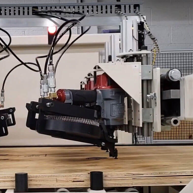 Everwin PN80PAL MACHINE-MOUNTED 80mm (3-1/4") Wire Coil Nailer