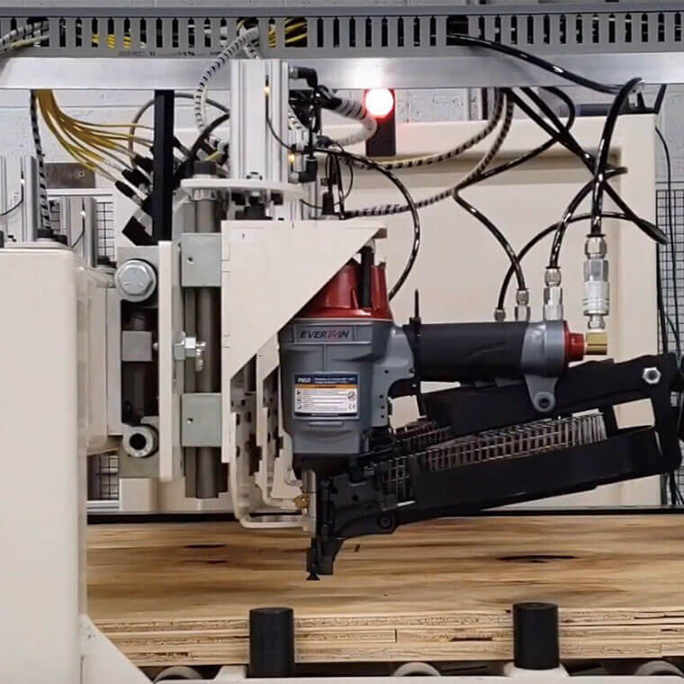 Everwin PN80PAL MACHINE-MOUNTED 80mm (3-1/4") Wire Coil Nailer