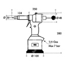 RIV990- Hydrop. hexcutter tool (W/O Kit)