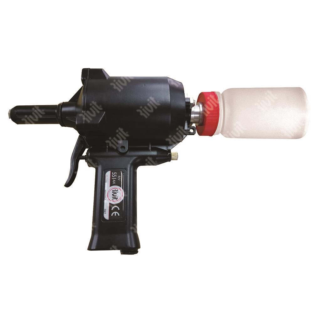 RIV551AX- RIVIT Pneumatic Tool for blind rivets d.2,4-4,8
