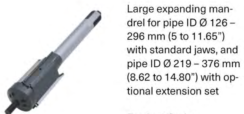 PB10 Large Expanding Mandrel, ID