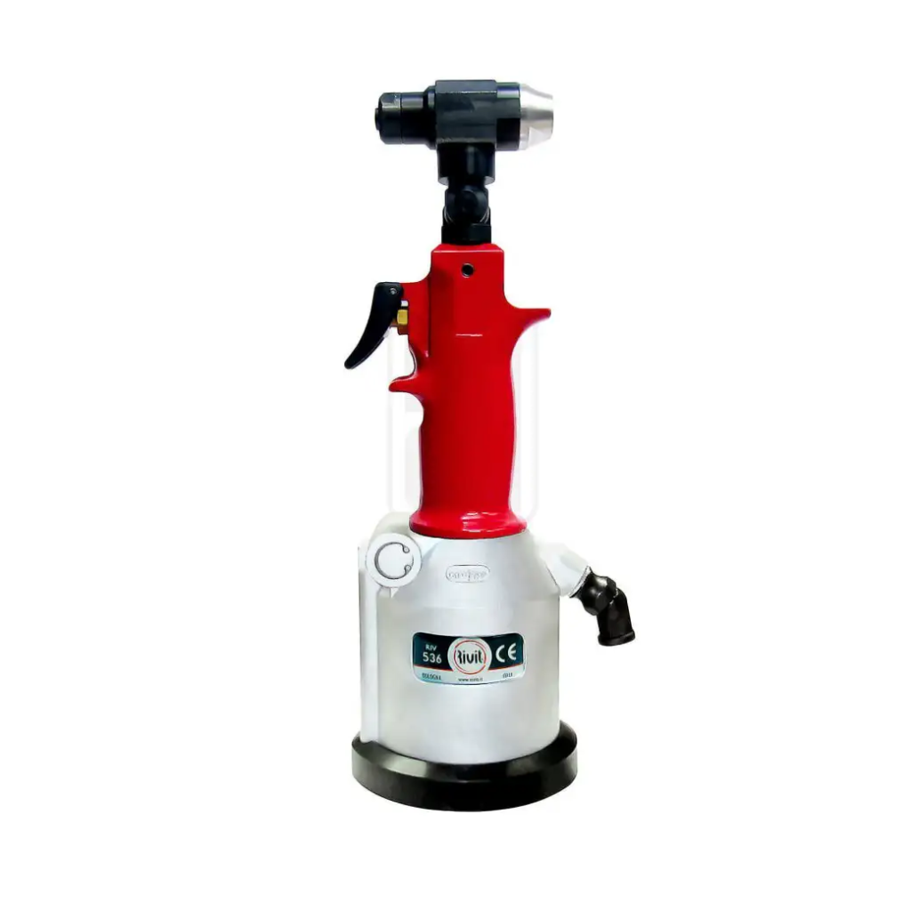 RIV536-Hydropneumatic tool angular head with 4 nozzle d.2,4/3,2-3,4/4,0/4,8