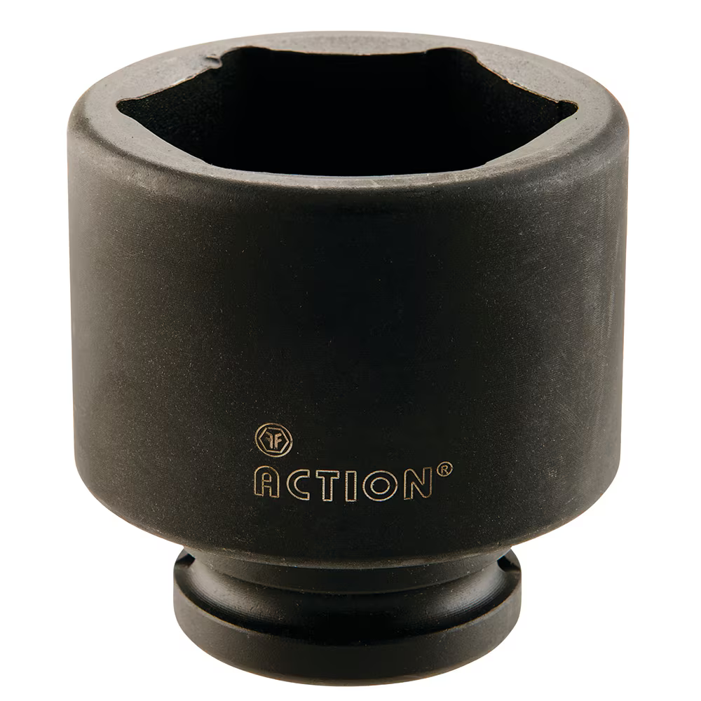 ACTION Impact Socket - 1-1/2inch Square Drive - Standard - 6 Point - Metric - 70mm