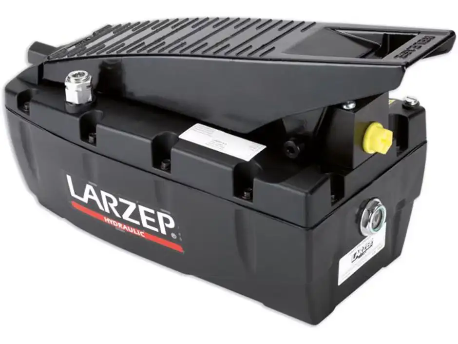 Air Hydraulic Pump, Pedal Operated For use with Single Acting Cylinders