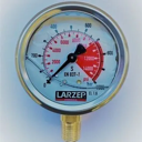 [AV10007] Larzep Pressure Gauge, 63 mm Face, Glycerine Filled, 1000 bar maximum