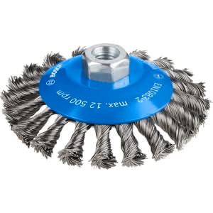 PRO Metal heavy Bevel Brush, 115 x 0.5 mm, Thread