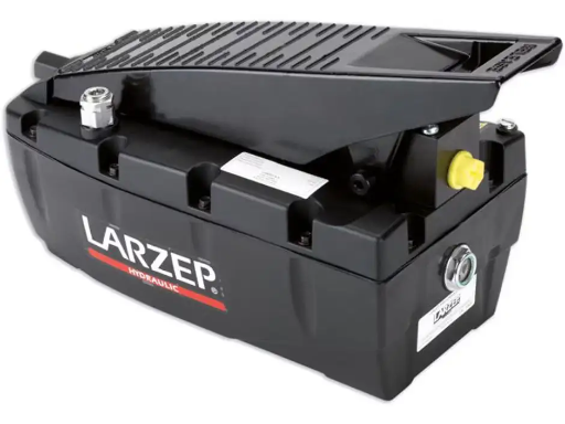 Air Hydraulic Pump, Pedal Operated For use with Single Acting Cylinders