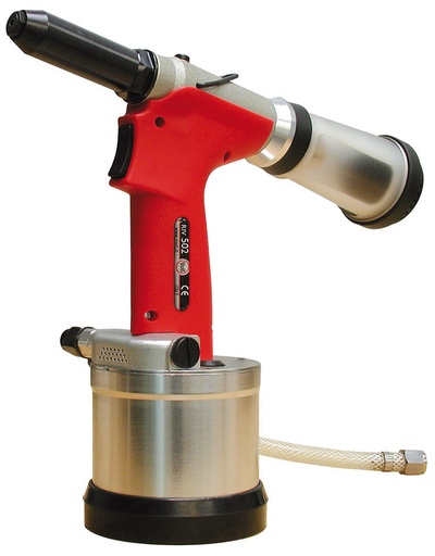 [4102900] RIV502-HYDROPNEUMATIC TOOL FOR RIVETS UP TO D.4,0 (ALL MATERIALS) AND D.4,8 ONLY ALUMINIUM RIV502